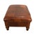 1990s Restoration Hardware Patchwork Leather Ottoman For Sale - Image 5 of 9