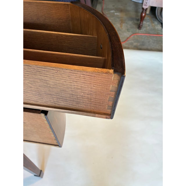 Chestnut 1970s Mahogany Inlayed Sideboard by Baker For Sale - Image 8 of 13