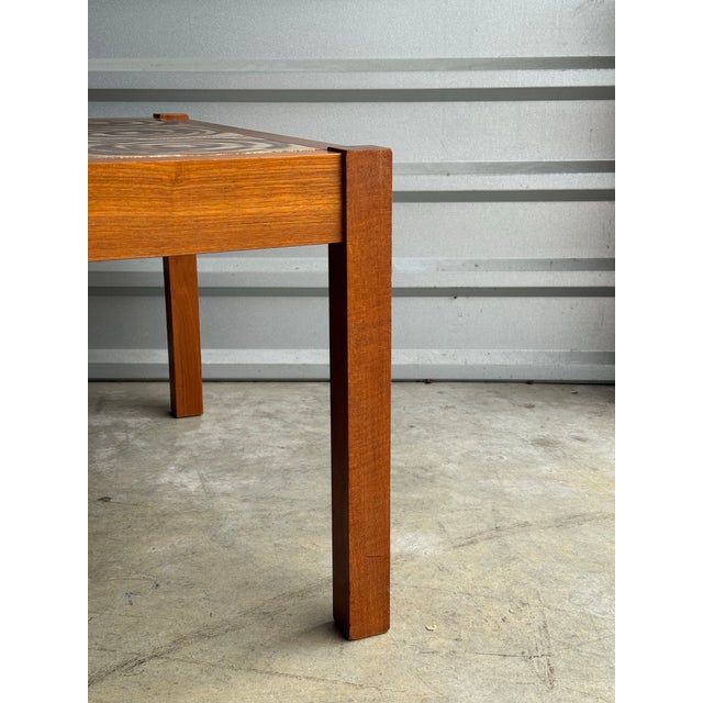Gangsø Møbler Vintage Teak and Tile Coffee Table For Sale - Image 4 of 9