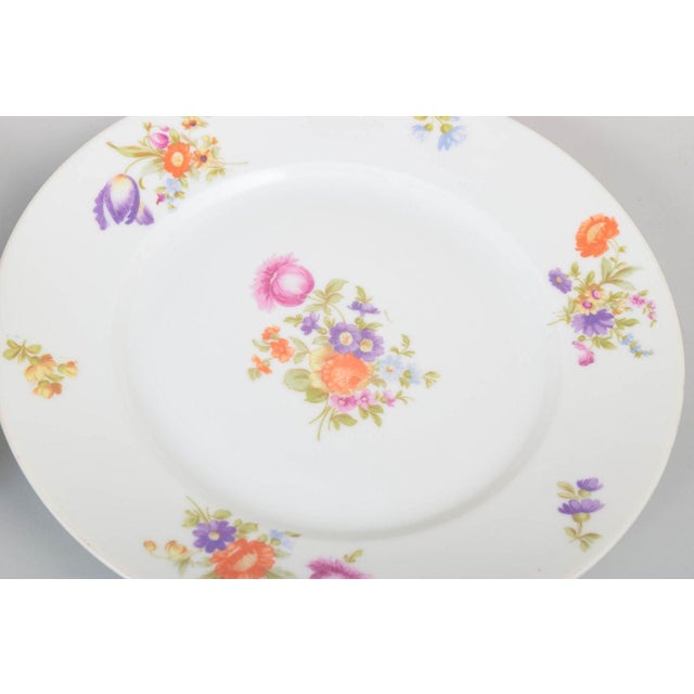 Porcelain Dinner Plates in Else Pattern from Rosenthal, 1930s, Set of 6 For Sale - Image 3 of 5