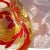 Barovier & Toso Vintage Barovier Toso Murano Heavy Gold Flecks Ruby Red Vines Italian Art Glass Ashtray Bowl For Sale - Image 4 of 9
