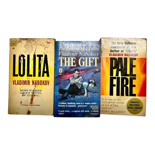 Vintage Softcovers Nabokov Lolita Gift Pale Fire Set/3 For Sale