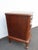Tall Narrow Queen Anne Burl Walnut Nightstands End Bedside Tables a Pair 6659 For Sale - Image 11 of 18