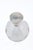 Victorian Edwardian Sterling Silver & Cut Glass Perfume Scent Bottle — Hallmarked, Engine-Turned Cap, C. 1900–1910 For Sale - Image 3 of 6