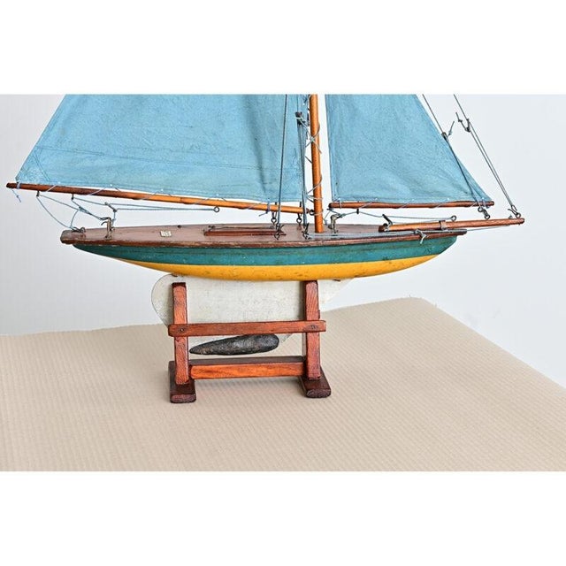 This charming antique pond yacht from Scotland (circa 1920) will appeal to the sailor, the toy collector, the kid-at-heart...