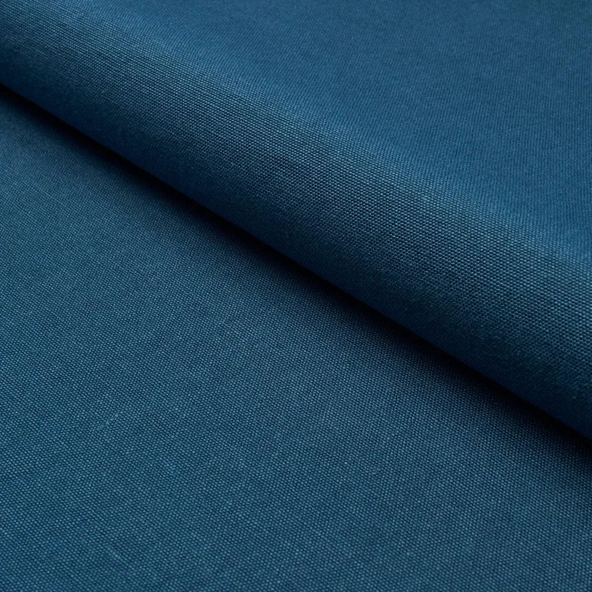 SAMPLE - Schumacher Jumi Stonewashed Linen Fabric In Cyprus | Chairish