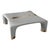 Metal "Perla" Coffee Table With Stainless Steel and Bronze Details For Sale - Image 7 of 9
