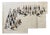 Game of Couples, 1798, Ink, Wash and Pencil For Sale