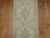 Folk Art Skinny Vintage Zabihi Collection Turkish Runner - 1'10" x 9'1" For Sale - Image 3 of 5