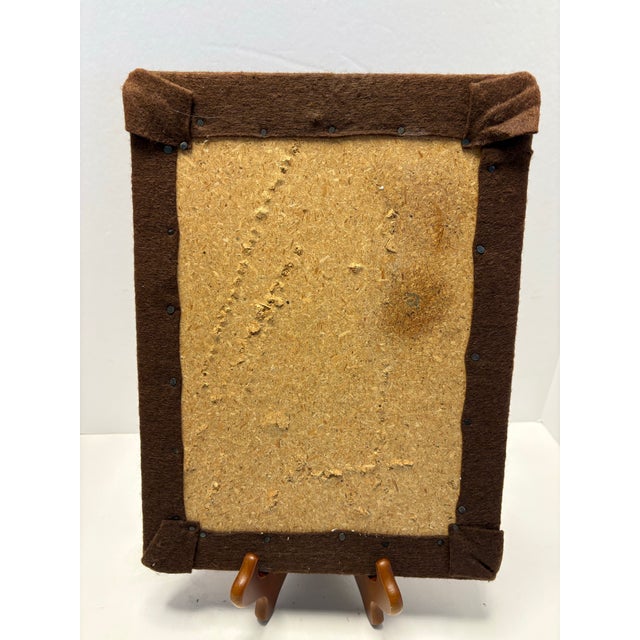 Mid 20th Century Vintage Mid Century String Art Sailboats | 1960s Nautical Wall Art | MCM Modern Boat Decor | Felt & Wood For Sale - Image 5 of 7