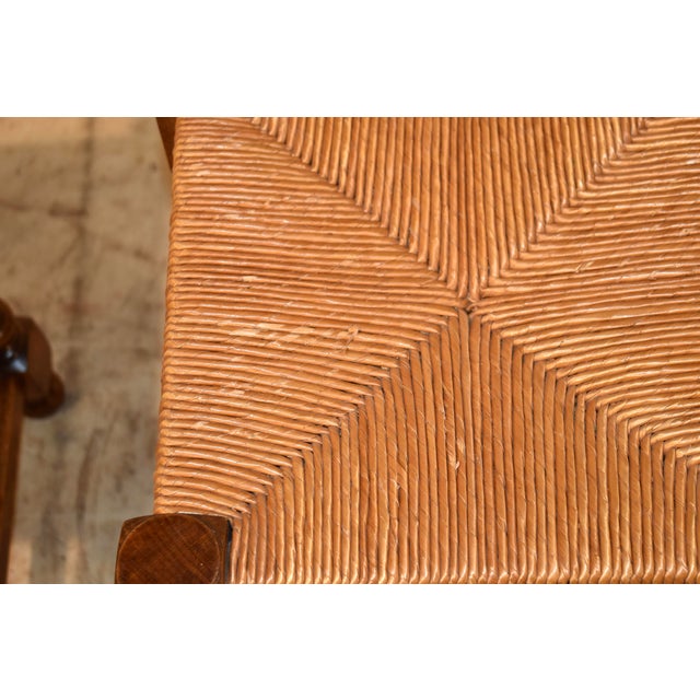 Late 19th Century Pair of French Walnut Stools For Sale In Greensboro - Image 6 of 8