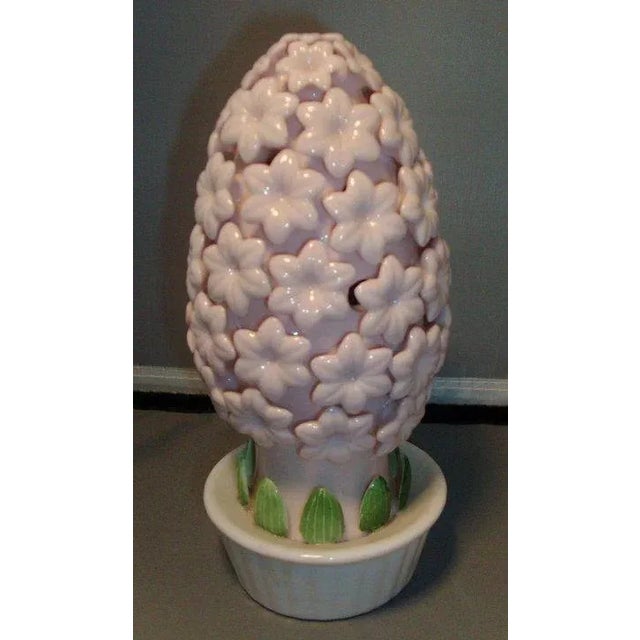 A lovely Paris pastille burner in the form of a single hyacinth flower. The design is very intricate and successful....