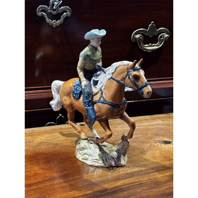 Model No. 1377 Canadian Mountrd Cowboy Roy Rogers from Beswick For Sale - Image 5 of 6
