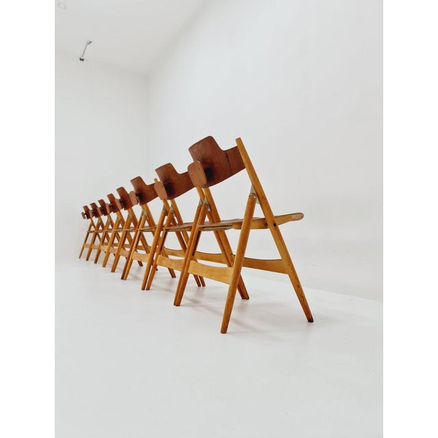 Austrian Folding Chair by Egon Eiermann for Wilde & Spieth, 1950s For Sale - Image 3 of 11