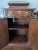 Theodore Alexander 1930s Theodore Alexander Neoclassical Style Exotic Wood and Brass Umbrella Stand/Cabinet With Etched Glass Cabinets for Additional Storage For Sale - Image 4 of 11
