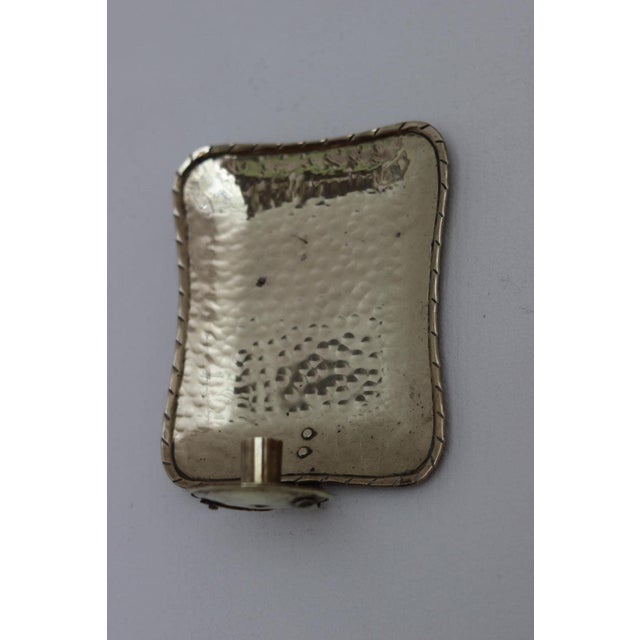 Small Swedish Brass Sconces, Set of 2 For Sale - Image 10 of 18