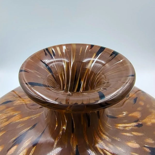 1960s Gorgeous Vase in Murano Glass. Made in Italy For Sale In Detroit - Image 6 of 7