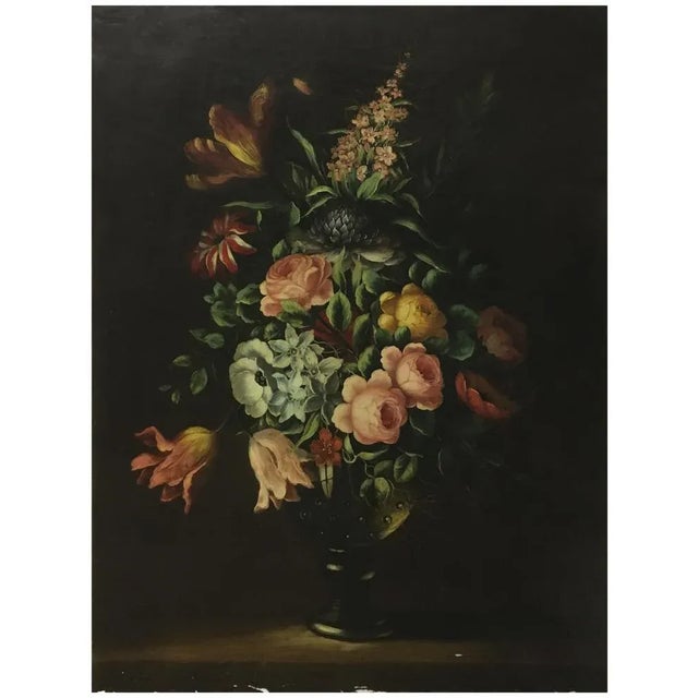 Flowers - Carlo De Tommasi, Italy, 2010 - Oil on canvas cm. 80x60 Gold leaf gilded wooden frame cm.106x86 This wonderful...