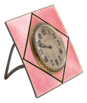 Art Deco Table Clock from Henry Capt Genève, 1930s