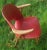 Red 50s Rockabilly Chair with Armrests, 1950s For Sale - Image 4 of 6