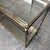 Hollywood Regency Metal + Glass Console Table, Vintage For Sale - Image 11 of 12