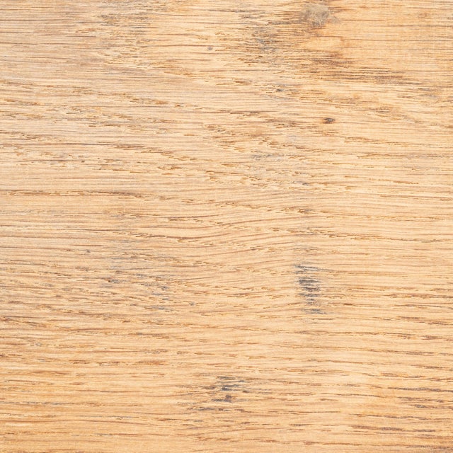 Mid 20th Century Cast Iron Bistro Table With Oak Top For Sale - Image 9 of 12