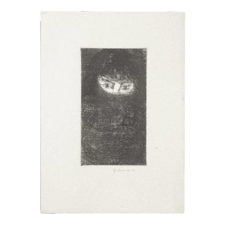 Gian Paolo Berto, The Eyes, Etching, 1970s For Sale