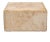 Low Travertine Pedestal For Sale