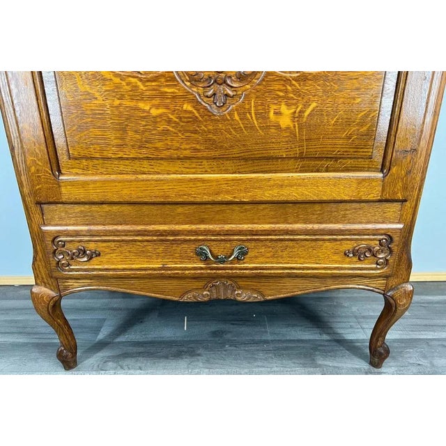 French Oak Cabinet For Sale - Image 4 of 12