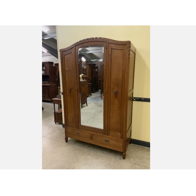 Vintage Art Deco Wardrobe, 1930 For Sale - Image 6 of 12