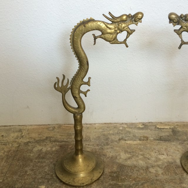Antique Brass Incense Burner Dragon Chairish