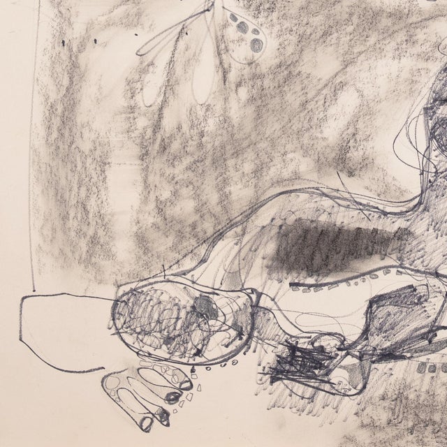 Abstract 'Abstract Figural' by Suzanne Gertz, Woman Artist, Art Institute of Chicago, San Bernardino For Sale - Image 3 of 8