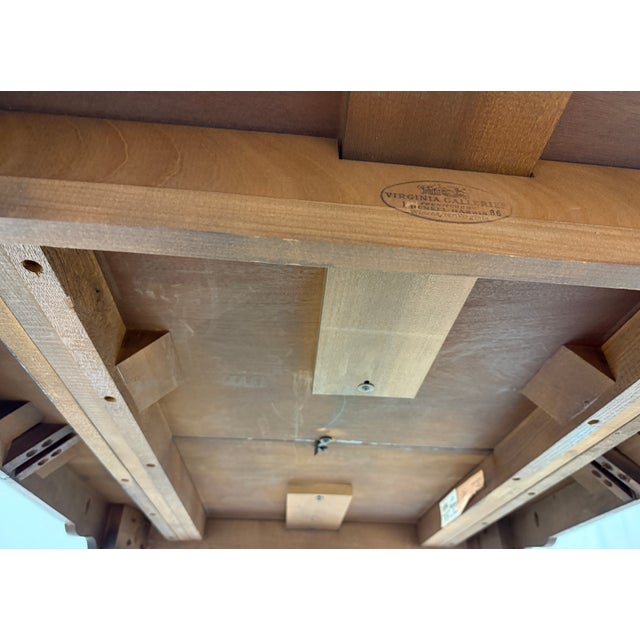 Henkel Harris 2211 29 Solid Mahogany Queen Anne Dining Table For Sale - Image 12 of 16