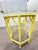 Kessler Industries Vintage Kessler Industries Hollywood Regency Yellow Faux Bamboo Dining Table For Sale - Image 4 of 11