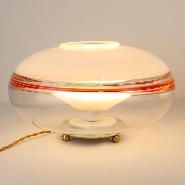 Table Lamps in Layered and Shaded Murano Glass from Leucos, Italy, 1970s, Set of 2 For Sale - Image 9 of 13