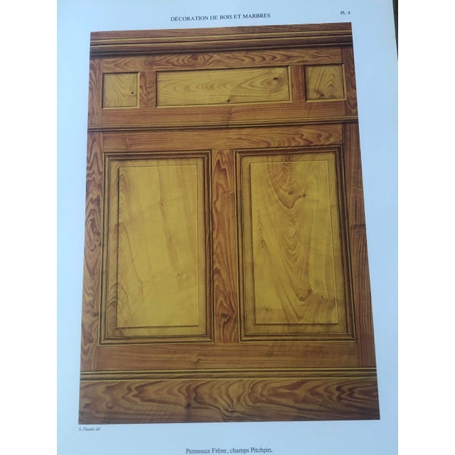 Vintage Decoration De Bois Et Marbres Portfolio Texte C. Ducroizet Book For Sale - Image 9 of 11