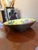 Asian Porcelain Decorative Bowl in Brass For Sale - Image 4 of 8