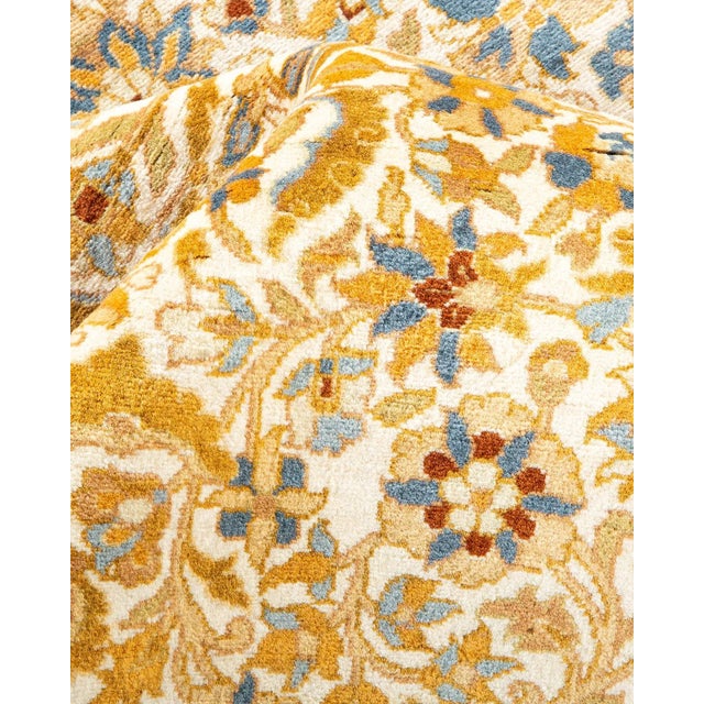 Textile Mogul, One-of-a-Kind Hand-Knotted Area Rug in Ivory, 6' 2" x 9' 2" For Sale - Image 7 of 8