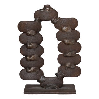 Abstract Sculpture in Iron from Theo Niermeyer, 1970s For Sale