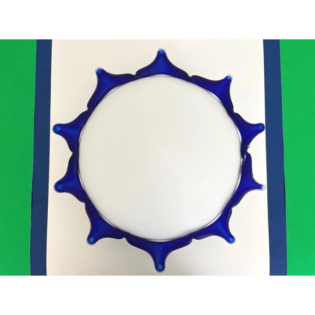 Mid Century Italian Sun Flush Light For Sale - Image 13 of 17