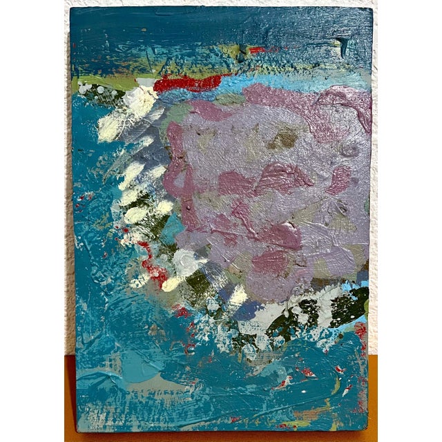 Edward Avedisian ( 1936-2007 ) 12 X 8.5 Oil paint on wood panel This is not signed on front. It bears his name verso....