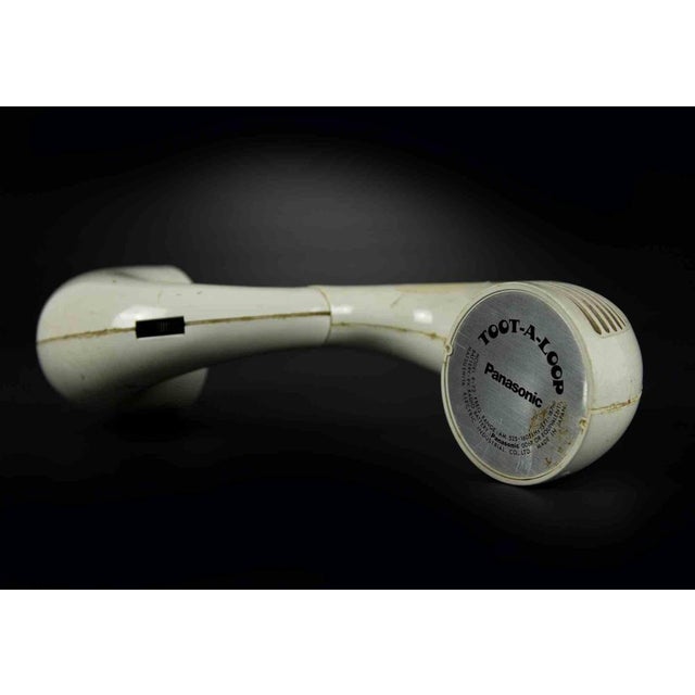 Vintage White Panasonic Toot-a-Loop Radio R-72, Japan, 1970s For Sale - Image 3 of 5