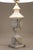 Neoclassical Urn Carved Grapes Leaves Carrara Marble Brass Table Lamp 1930's Italy For Sale In Los Angeles - Image 6 of 13