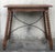19th Century Spanish Farm Table with Iron Stretchers, Hand Carved Top and Drawer For Sale - Image 18 of 18