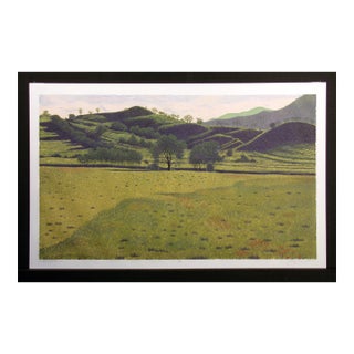 Gordon Mortensen "High Meadows" Signed Numbered Woodcut Art Print 1984 MakeOffer For Sale