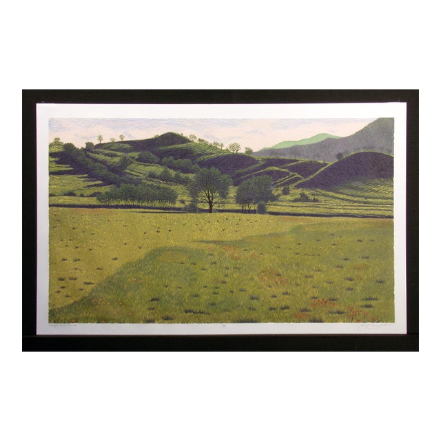 Gordon Mortensen "High Meadows" Signed Numbered Woodcut Art Print 1984 MakeOffer For Sale