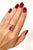 Bochic “Capri” Vintage Diamond & Amethyst Ring Set In 18K Gold & Silver For Sale In New York - Image 6 of 8