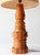 Mid 20th Century Mid Century Turned Mixed Wood Table Lamp With Woven Shade For Sale - Image 12 of 18