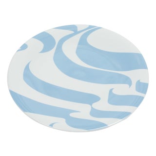 Colorblock Porcelain Salad Plates, Set of 4 For Sale