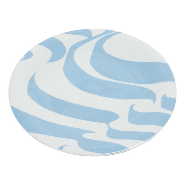Colorblock Porcelain Salad Plates, Set of 4 For Sale